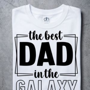T-shirt: The best dad in the galaxy